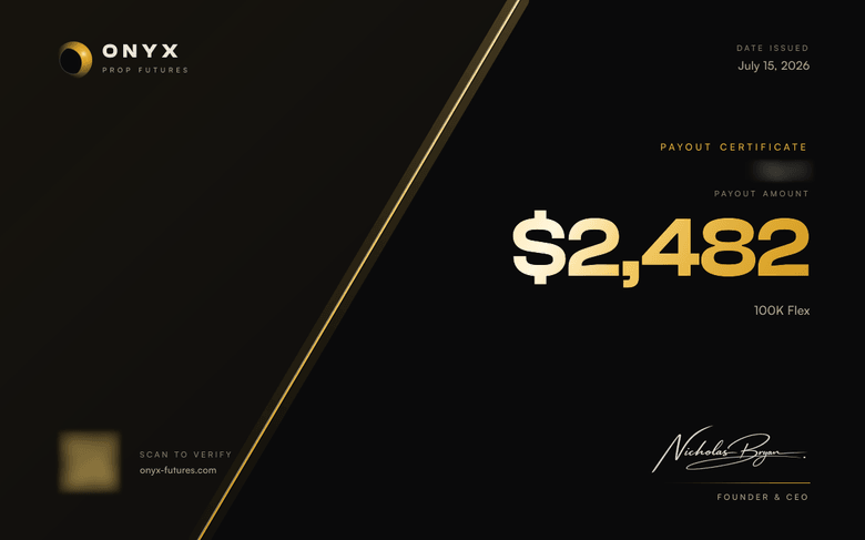 ONYX payout certificate
